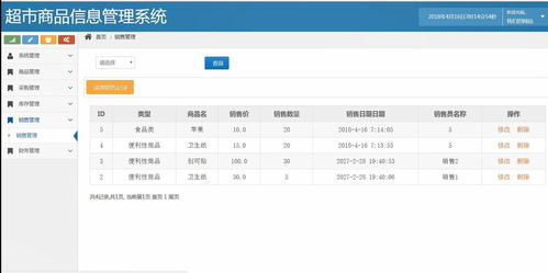 基于ssm的超市商品信息管理系统的设计与实现